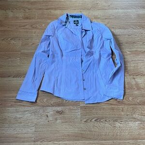 Express Lavender Button-Down Shirt